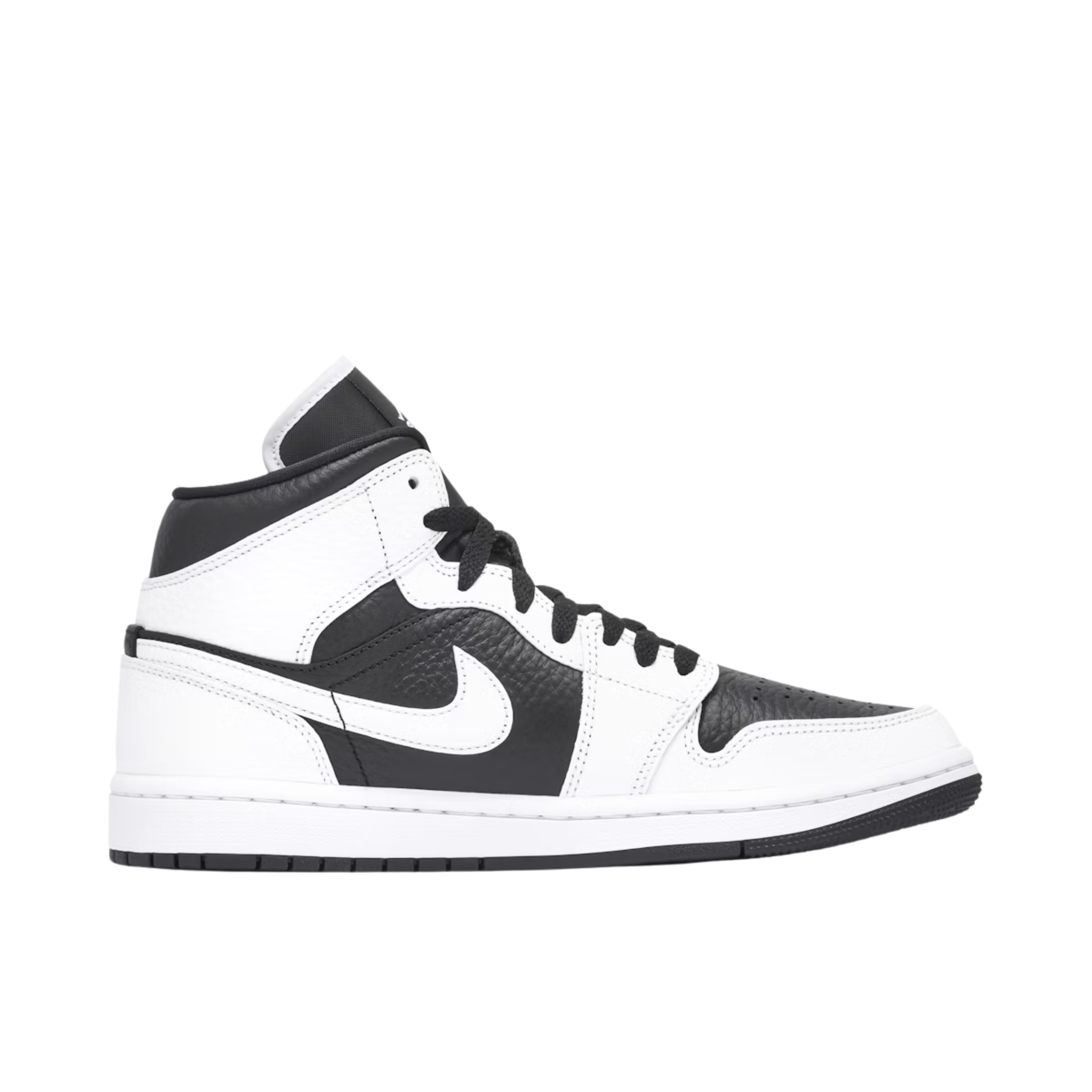 AIR JORDAN 1 MID - SPLIT BLACK WHITE