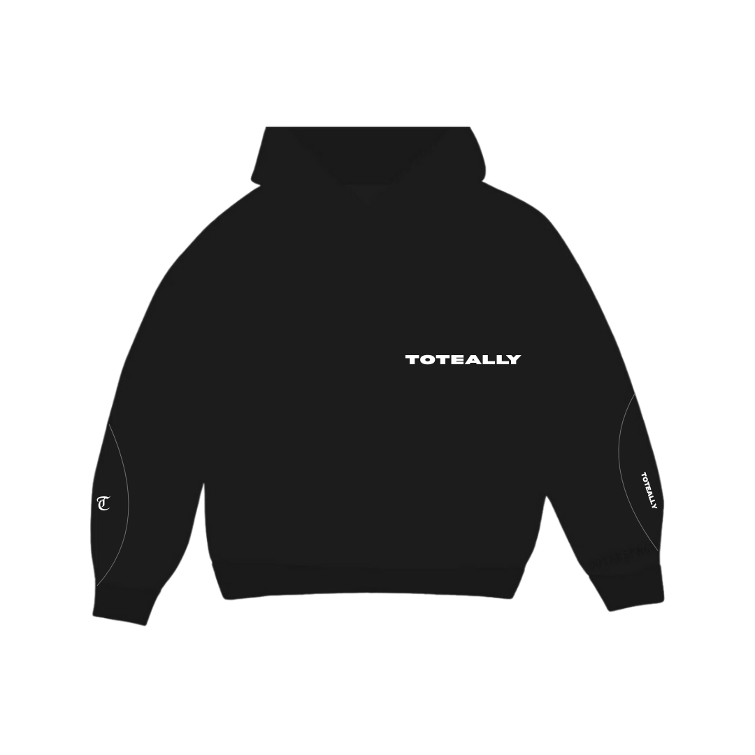 Black Toteally Store Hoodie | Streetwear Fashion Fiji