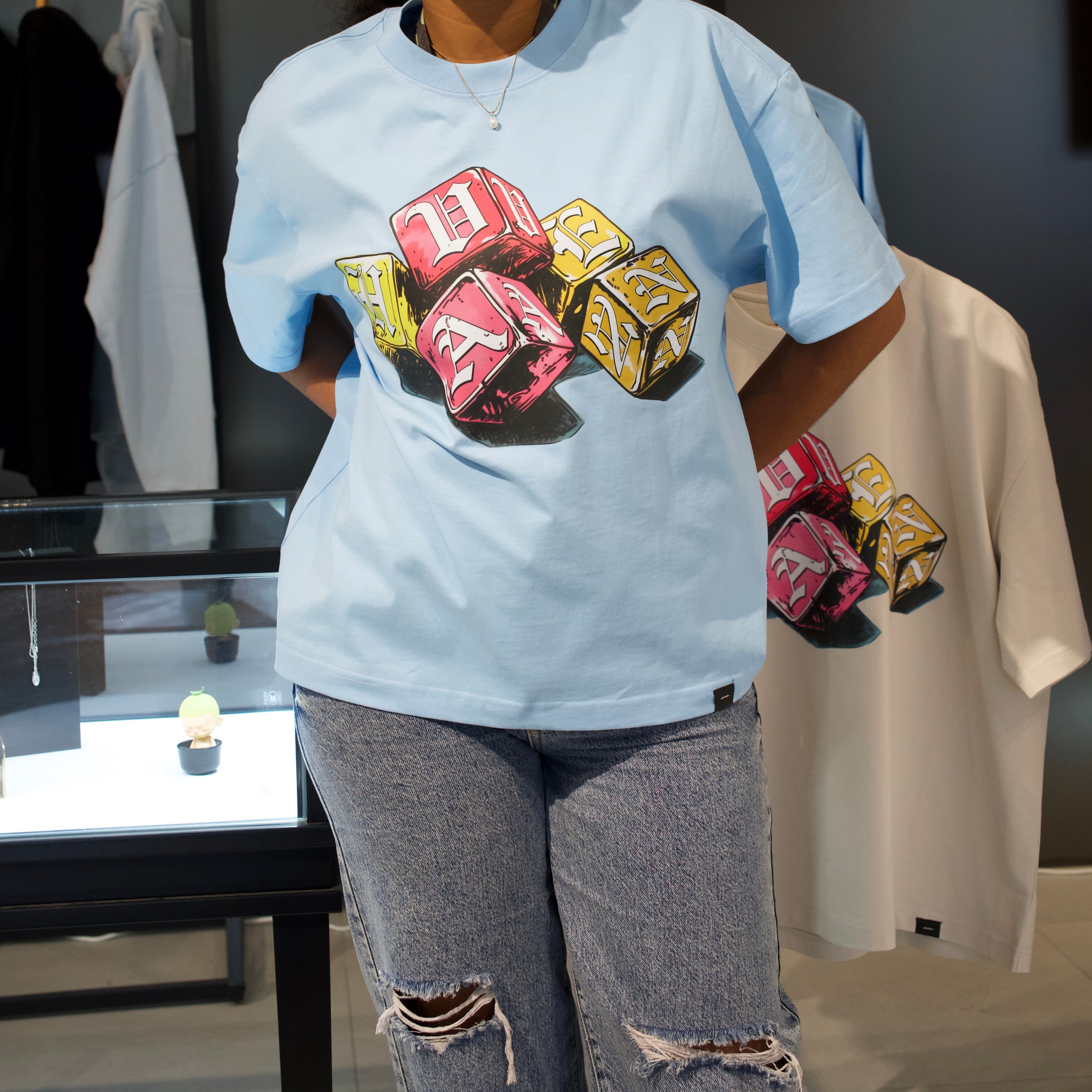 Nation LTD Haven Tee in Porcelain