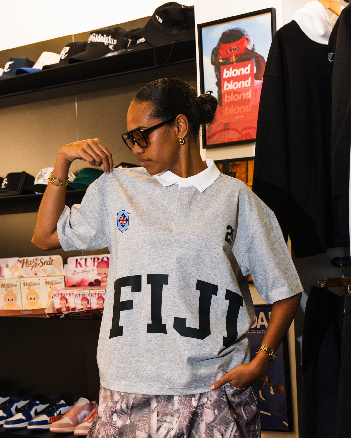 Fiji Gray Polo