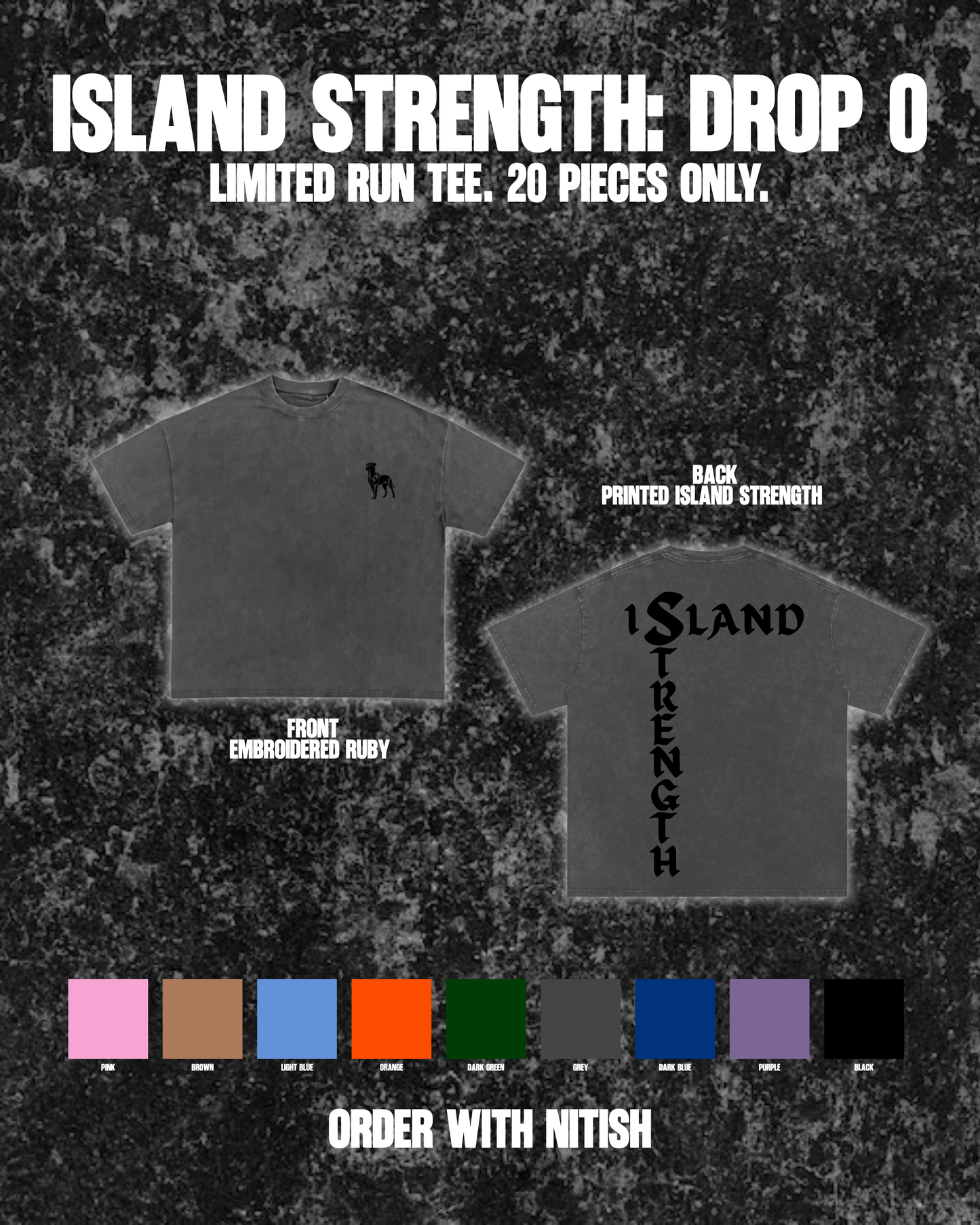 ISLAND STRENGTH FOUNDERS TEE