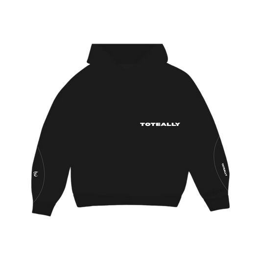 Black Toteally Store Hoodie | Streetwear Fashion Fiji