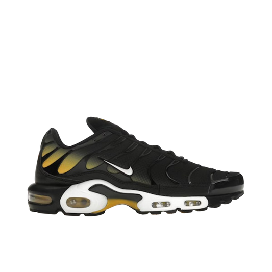 NIKE TN AIR MAX PLUS - BLACK UNIVERSITY GOLD WHITE