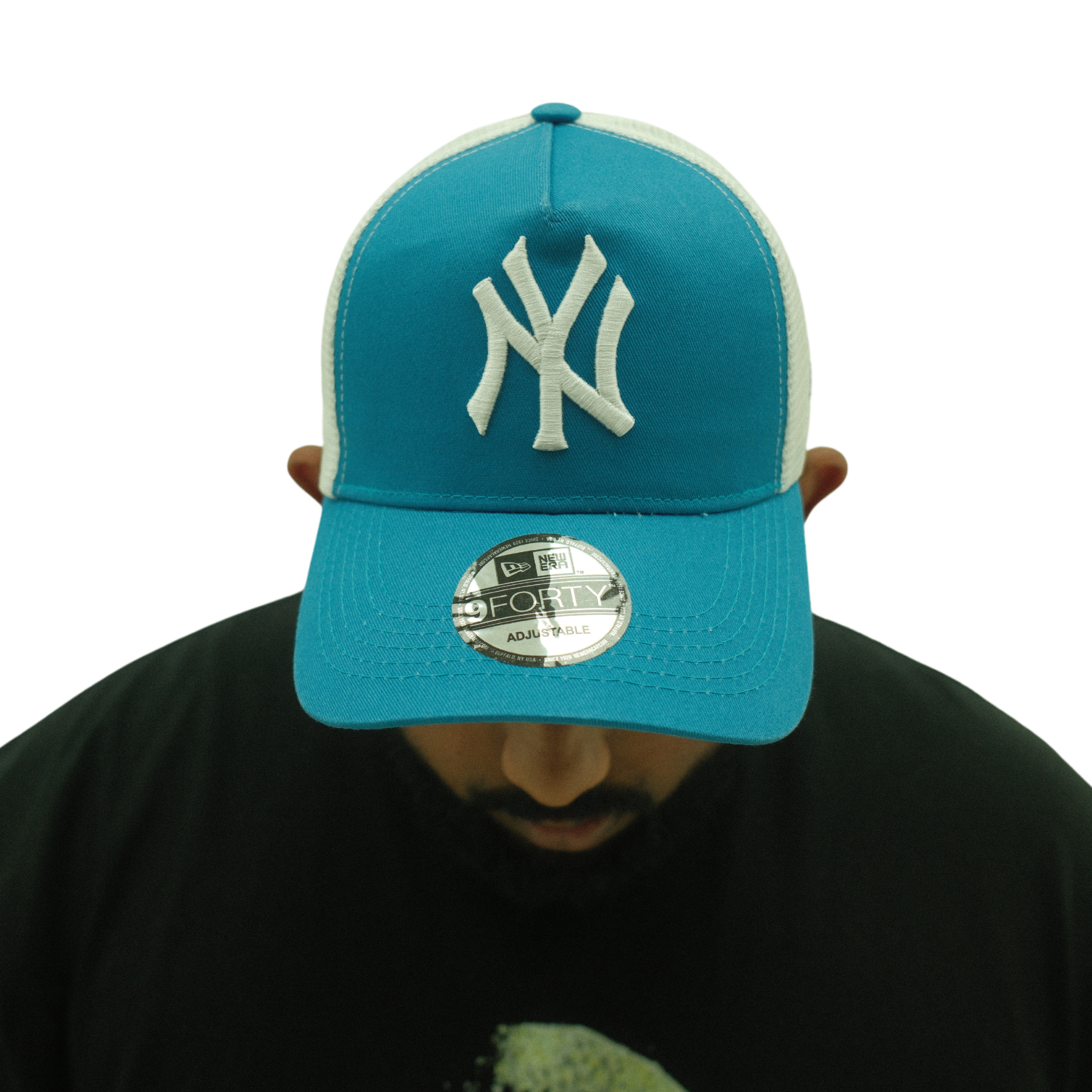 NY Blue and White