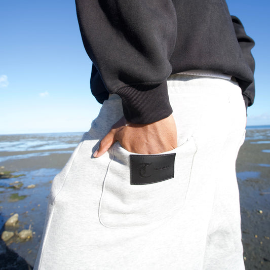 TOTEALLY GREY COTTON SWEATS