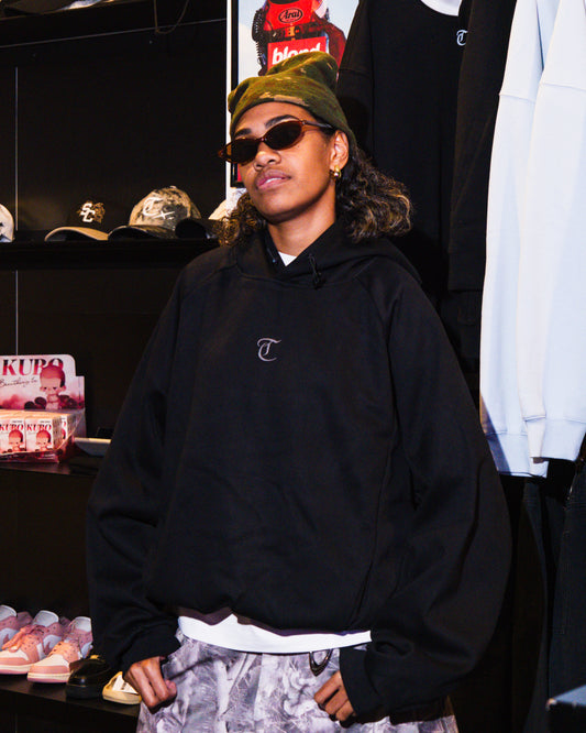 Toteally Improved Black Hoodie