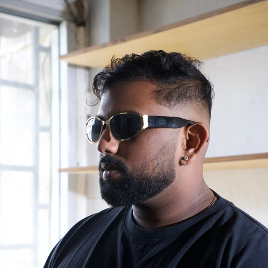 GOLDEN FRAMED GLASSES