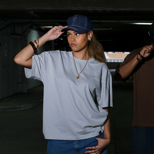 PLAIN LIGHT BLUE TEE