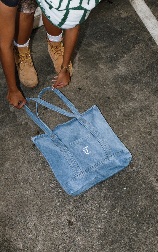Toteally Denim Tote Bag