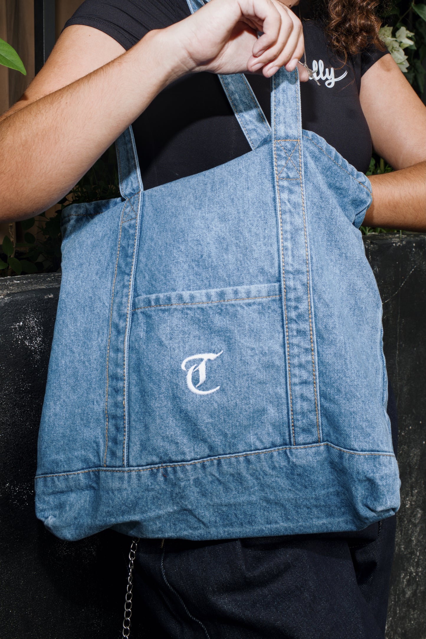 Toteally Denim Tote Bag