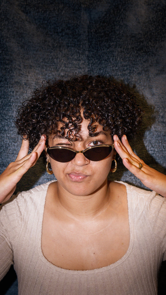 Cateye Frames with Golden Detail