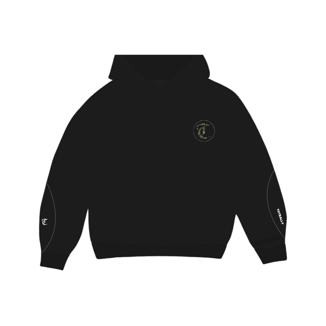 Camo T Hoodie | Oversized Streetwear Fashion Fiji

